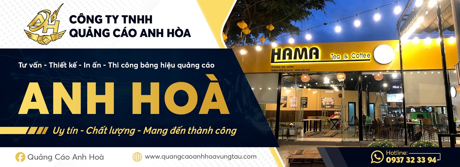 Thi công bảng hiệu giá rẻ Vũng Tàu