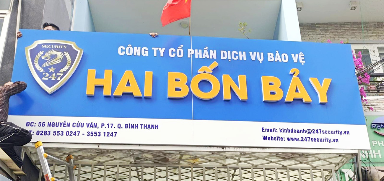 Thi công bảng hiệu giá rẻ Vũng Tàu